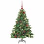 Árbol de Navidad artificial con 150 LED Verde 120 cm PE y PVC