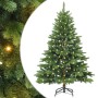 Árbol de Navidad artificial con 150 LED Verde 150 cm PE y PVC