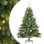 Árbol de Navidad artificial con 150 LED Verde 150 cm PE y PVC