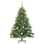 Árbol de Navidad artificial con 150 LED Verde 150 cm PE y PVC