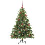 Árbol de Navidad artificial con 150 LED Verde 150 cm PE y PVC