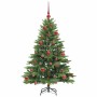 Árbol de Navidad artificial con 150 LED Verde 150 cm PE y PVC