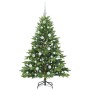 Árbol de Navidad artificial con 150 LED Verde 150 cm PE y PVC