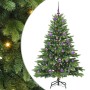 Árbol de Navidad artificial con 150 LED Verde 150 cm PE y PVC