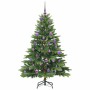 Árbol de Navidad artificial con 150 LED Verde 150 cm PE y PVC