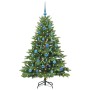 Árbol de Navidad artificial con 150 LED Verde 150 cm PE y PVC