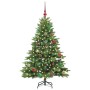 Árbol de Navidad artificial con 150 LED Verde 150 cm PE y PVC