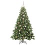 Árbol de Navidad artificial con 300 LED Verde 180 cm PE y PVC