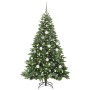 Árbol de Navidad artificial con 300 LED Verde 180 cm PE y PVC