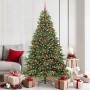 Árbol de Navidad artificial con 300 LED Verde 180 cm PE y PVC