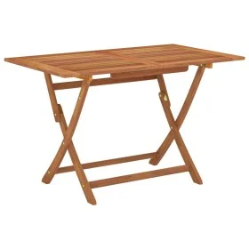 Folding garden table solid eucalyptus wood 120x70x75 cm by vidaXL, Garden tables - Ref: Foro24-312453, Price: 143,19 €, Disco...