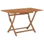 Folding garden table solid eucalyptus wood 120x70x75 cm by vidaXL, Garden tables - Ref: Foro24-312453, Price: 143,19 €, Disco...