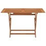 Folding garden table solid eucalyptus wood 120x70x75 cm by vidaXL, Garden tables - Ref: Foro24-312453, Price: 151,59 €, Disco...