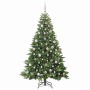 Árbol de Navidad artificial con 300 LED Verde 180 cm PE y PVC