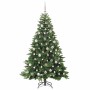 Árbol de Navidad artificial con 300 LED Verde 180 cm PE y PVC