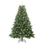 Árbol de Navidad artificial con 300 LED Verde 180 cm PE y PVC