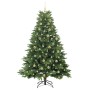 Árbol de Navidad artificial con 300 LED Verde 180 cm PE y PVC