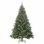 Árbol de Navidad artificial con 300 LED Verde 180 cm PE y PVC