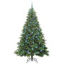 Árbol de Navidad artificial con 300 LED Verde 180 cm PE y PVC