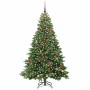 Árbol de Navidad artificial con 300 LED Verde 180 cm PE y PVC