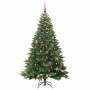 Árbol de Navidad artificial con 300 LED Verde 180 cm PE y PVC