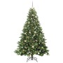 Árbol de Navidad artificial con 300 LED Verde 210 cm PE y PVC