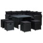 6-piece garden furniture set and black synthetic rattan cushions by vidaXL, Garden sets - Ref: Foro24-315230, Price: 863,81 €...