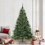 Árbol de Navidad artificial con 300 LED Verde 210 cm PE y PVC