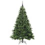 Árbol de Navidad artificial con 300 LED Verde 210 cm PE y PVC