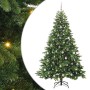 Árbol de Navidad artificial con 300 LED Verde 210 cm PE y PVC