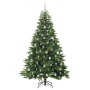 Árbol de Navidad artificial con 300 LED Verde 210 cm PE y PVC