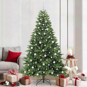 Árbol de Navidad artificial con 300 LED Verde 210 cm PE y PVC