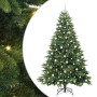 Árbol de Navidad artificial con 300 LED Verde 210 cm PE y PVC