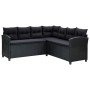 6-piece garden furniture set and black synthetic rattan cushions by vidaXL, Garden sets - Ref: Foro24-315230, Price: 863,81 €...