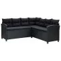 6-piece garden furniture set and black synthetic rattan cushions by vidaXL, Garden sets - Ref: Foro24-315230, Price: 857,30 €...