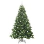 Árbol de Navidad artificial con 300 LED Verde 210 cm PE y PVC