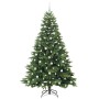 Árbol de Navidad artificial con 300 LED Verde 210 cm PE y PVC