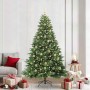 Árbol de Navidad artificial con 300 LED Verde 210 cm PE y PVC