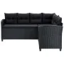 6-piece garden furniture set and black synthetic rattan cushions by vidaXL, Garden sets - Ref: Foro24-315230, Price: 857,30 €...