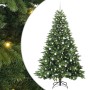Árbol de Navidad artificial con 300 LED Verde 210 cm PE y PVC