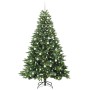 Árbol de Navidad artificial con 300 LED Verde 210 cm PE y PVC