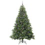 Árbol de Navidad artificial con 300 LED Verde 210 cm PE y PVC