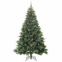 Árbol de Navidad artificial con 300 LED Verde 210 cm PE y PVC