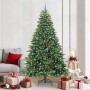 Árbol de Navidad artificial con 300 LED Verde 210 cm PE y PVC