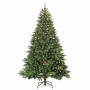 Árbol de Navidad artificial con 300 LED Verde 240 cm PE y PVC