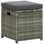6-piece garden furniture set with gray synthetic rattan cushions by vidaXL, Garden sets - Ref: Foro24-315231, Price: 762,14 €...