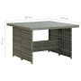 Set mit 6 Gartenmöbeln und Kissen synthetisches Rattangrau von vidaXL, Gartensets - Ref: Foro24-315231, Preis: 606,98 €, Raba...