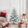 Árbol de Navidad artificial con 150 LED Verde 120 cm PE y PVC