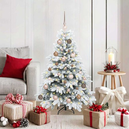 Árbol de Navidad artificial con 150 LED Verde 120 cm PE y PVC