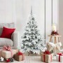 Árbol de Navidad artificial con 150 LED Verde 120 cm PE y PVC